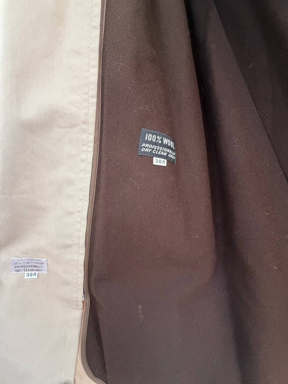 Dior Unisex Beige Double-Breasted Trench Coat - Picture 13 of 13